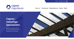 Desktop Screenshot of caprez-ing.ch